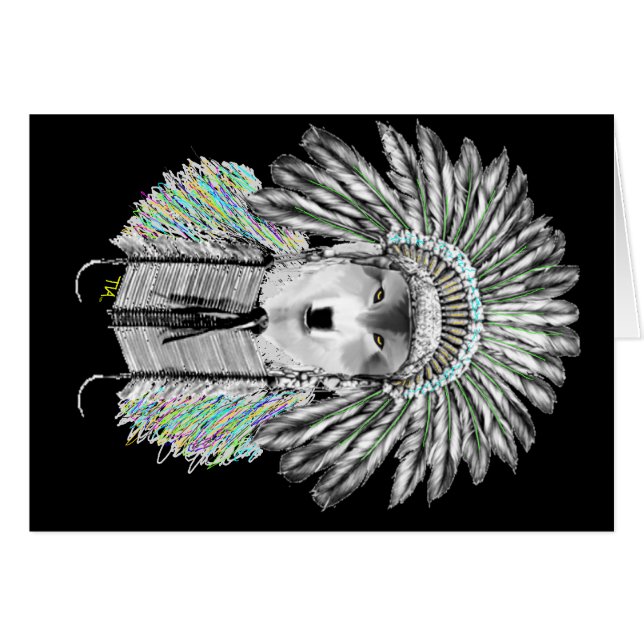 Indian chief wolf (Front Horizontal)