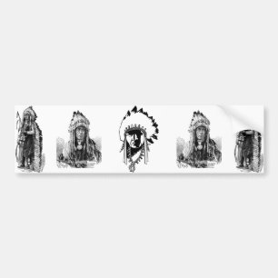 Indian Chiefs Bumper Sticker