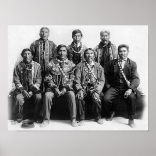 Indian Chiefs of Alaska Photograph Poster