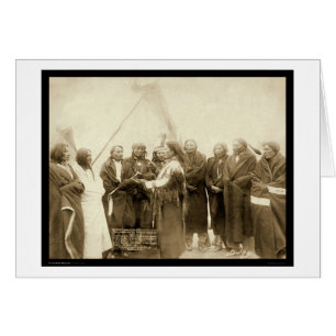 Indian Chiefs with General Miles SD 1891