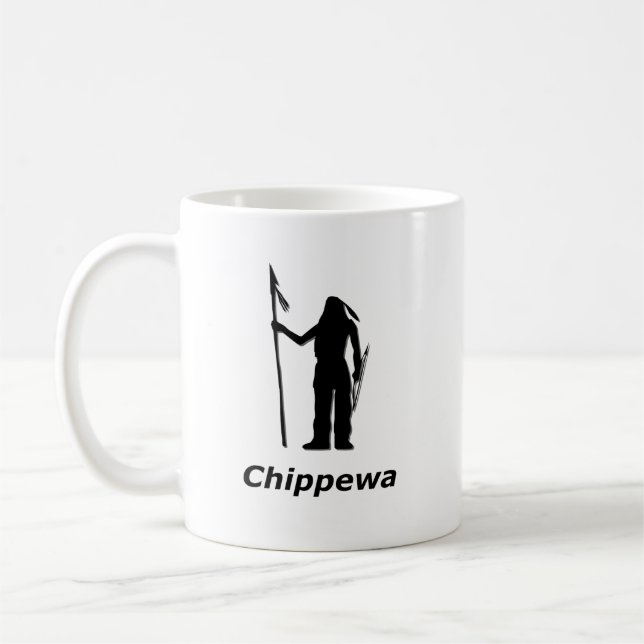Indian Chippewa Coffee Mug (Left)