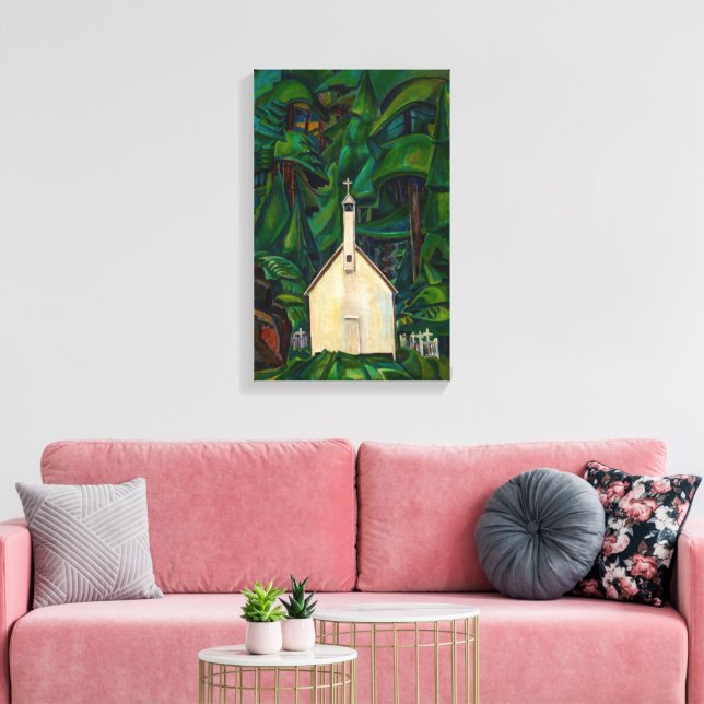 Indian Church | Emily Carr | Canvas Print (Insitu(LivingRoom))