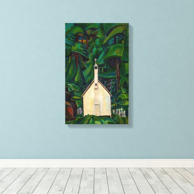 Indian Church | Emily Carr | Canvas Print (Insitu(Wood Floor))