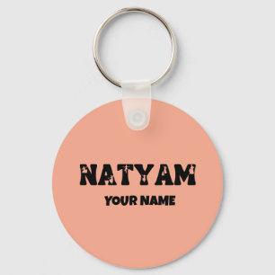 Indian classical dancers custom gift key ring