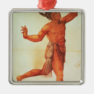 Indian Conjuror Metal Tree Decoration