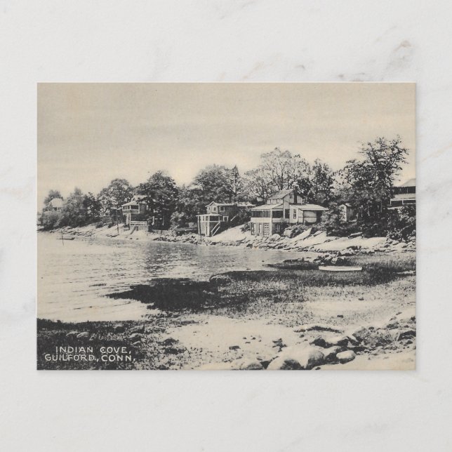 Indian Cove Vintage Postcard (Front)