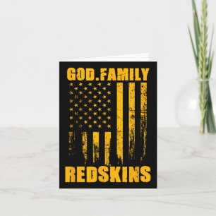 Indian Creek Redskins God. Family. Vintage Usa Fla Card
