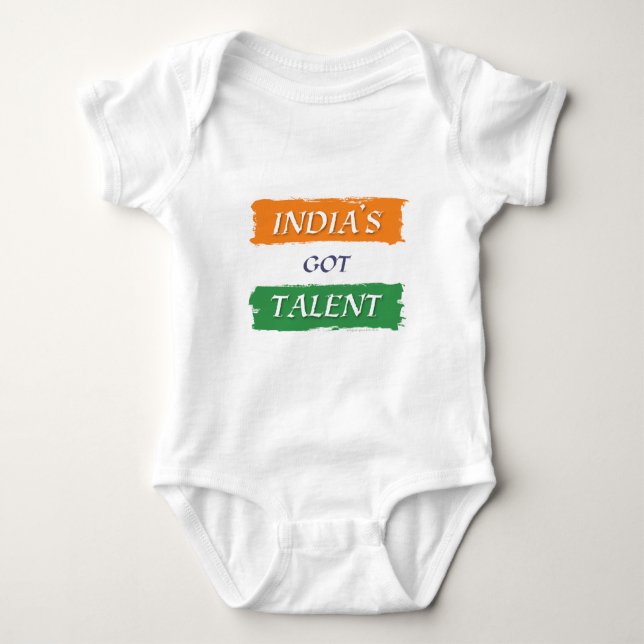 Indian Cricket Baby Bodysuit (Front)