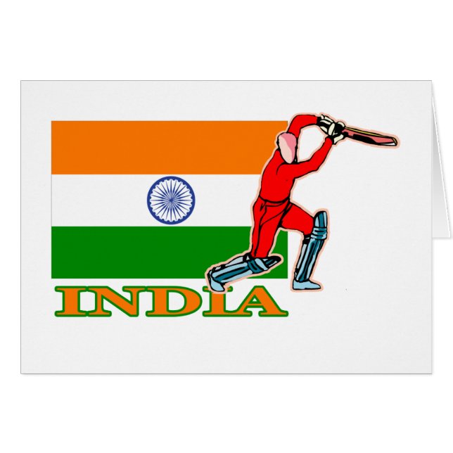 Indian Cricket Player (Front Horizontal)