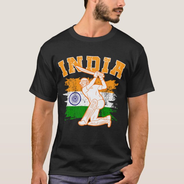 Indian Cricket Player T-Shirt (Front)