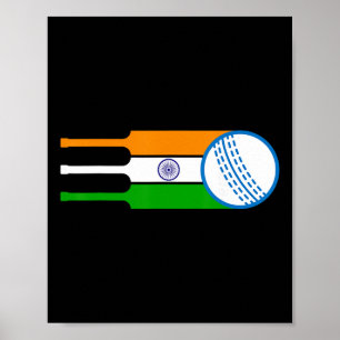 Indian Cricket Player Team Cricket Fans India Cric Poster
