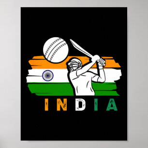 Indian Cricket Player Team Cricket Fans India Cric Poster
