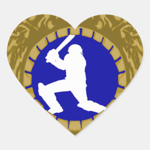 Indian Cricket.png Heart Sticker