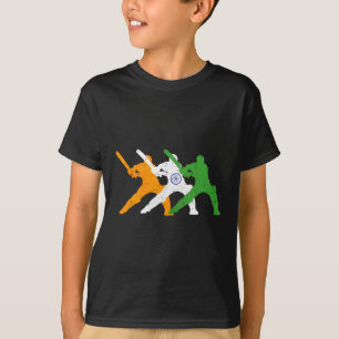 Indian Cricket Team Cricketer Fan Tsmen Flag Of In T-Shirt
