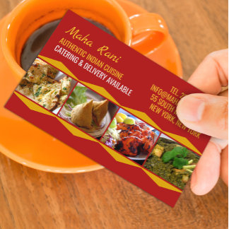 Indian Cuisine Business Card