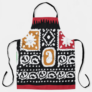 Indian Culture: Traditional Art Design Apron