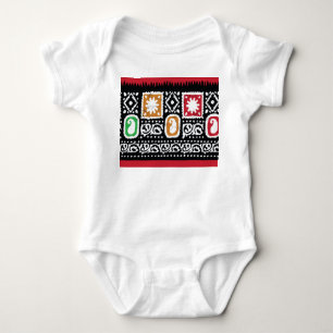 Indian Culture: Traditional Art Design Baby Bodysuit