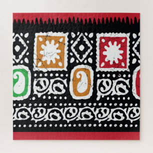 Indian Culture: Traditional Art Design Jigsaw Puzzle