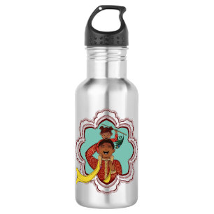 Indian Dad carrying his daughter on his shoulders. 532 Ml Water Bottle