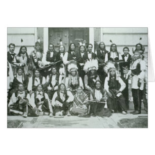 Indian delegation of Sioux leaders in Washington D