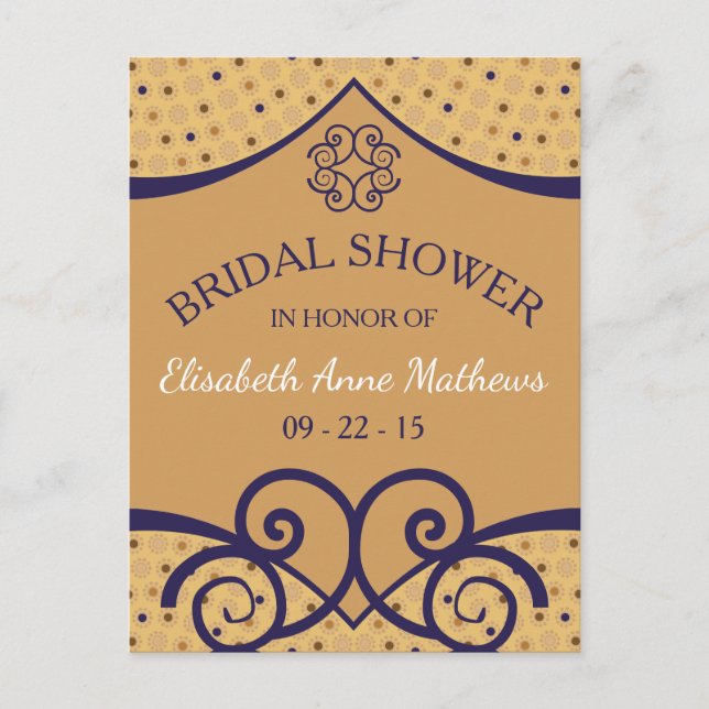 Indian Delight Bridal Shower Invitation (Front)