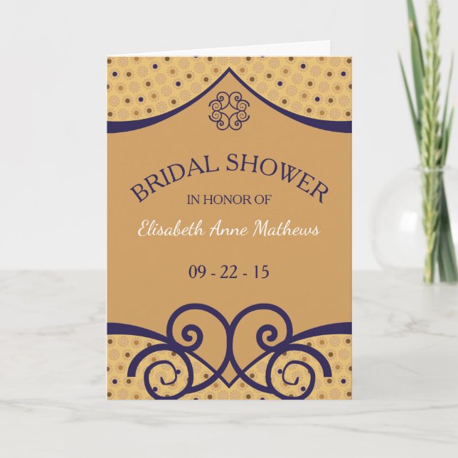 Indian Delight Bridal Shower Invitation (Front)