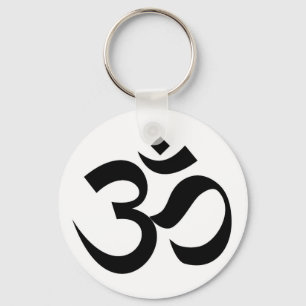 Indian Dharmic religion sacred symbol mantra Hindu Key Ring