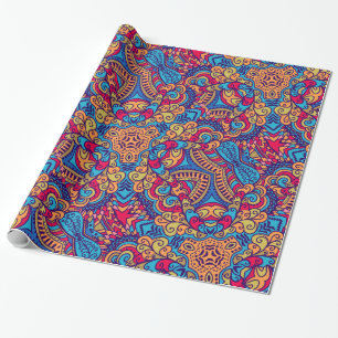 Indian Dream Kaleidoscope Wrapping Paper