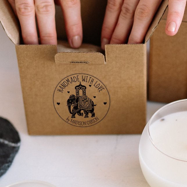 Indian Elephant, Custom Handmade With Love,   Rubber Stamp (Creator Uploaded)