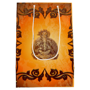 Indian elephant medium gift bag