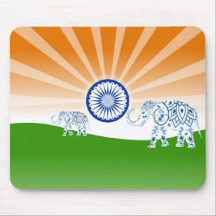 Indian elephant mouse mat
