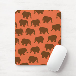 Indian Elephant Pattern Mouse Mat