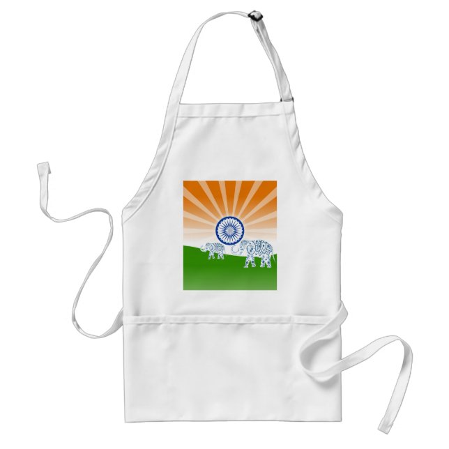 Indian elephant standard apron (Front)