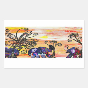 Indian Elephant Stickers