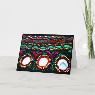 Indian Embroidery Card