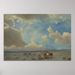 Indian Encampment  Poster