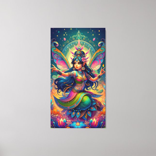 Indian Fairy Canvas Print (Front)