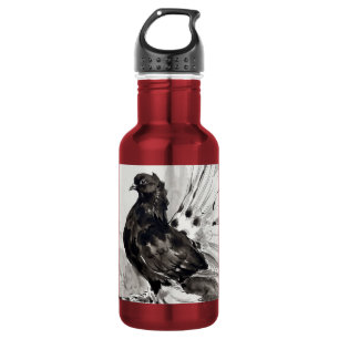 Indian Fantail Pigeon Eyeliner Hen 532 Ml Water Bottle