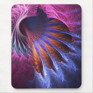 Indian Feathers Fractal Mousepad