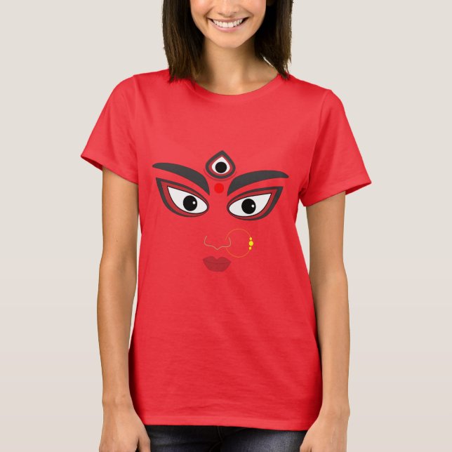 Indian festival Durga Puja T-Shirt (Front)