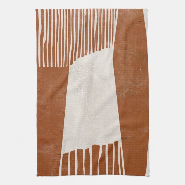 Indian Field I Tea Towel (Vertical)
