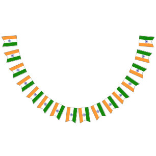 Indian Flag bunting 