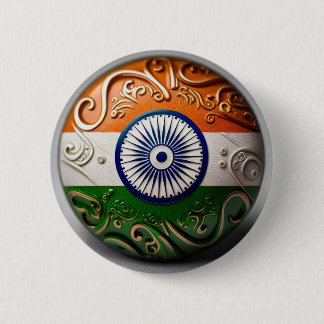 Indian Flag Button