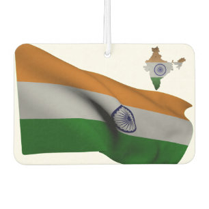 Indian flag car air freshener