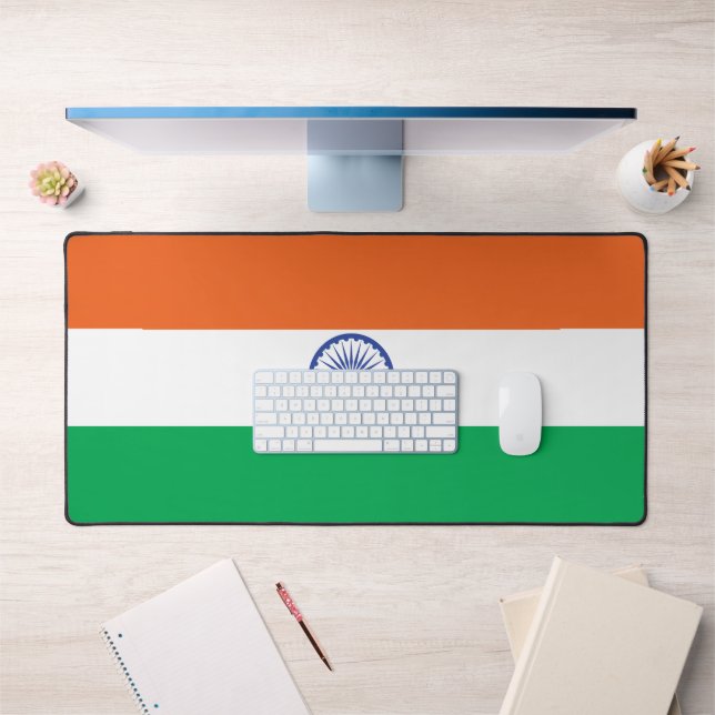 Indian Flag Desk Mat (Office 1)