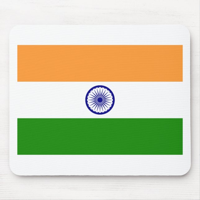 Indian Flag - High Quality Image Mouse Mat (Front)