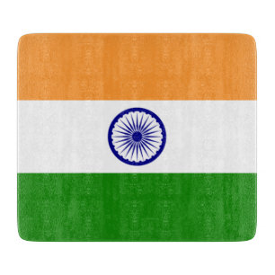 Indian Flag (India) (South Asian Country) (Bharat) Cutting Board