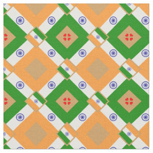 Indian Flag & India Trendy Fabric fashion