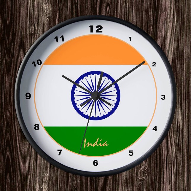 Indian Flag & India trendy fashion /design clock (Creator Uploaded)