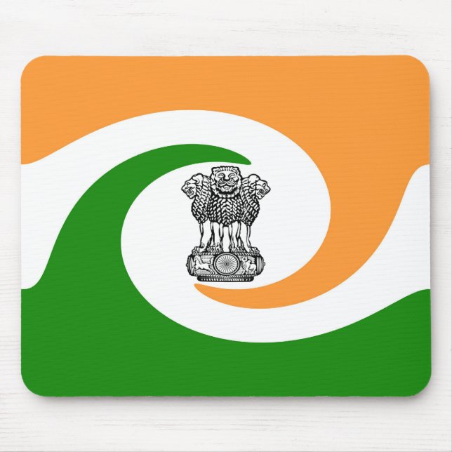 Indian flag mouse mat (Front)